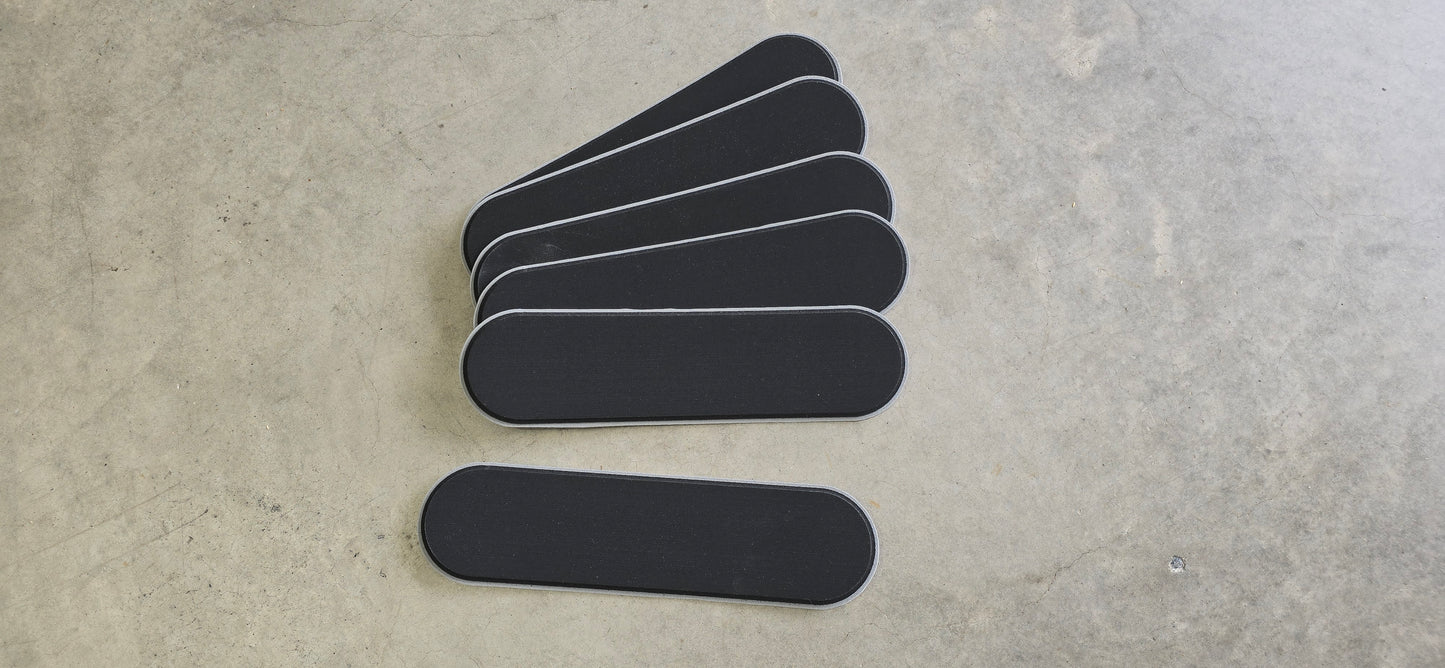 Gunwale Pad 6-Pack Black Over Winter Grey