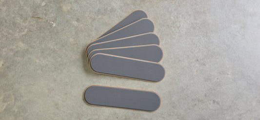 Gunwale Pad 6-Pack Steel Grey Over Teak